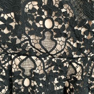 Black Lace Cocktail Dress